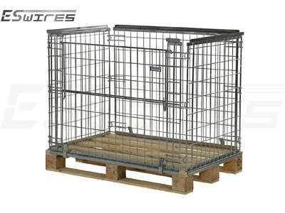 pallet with cage