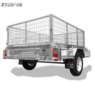 Remorque à cage galvanisée 6x4