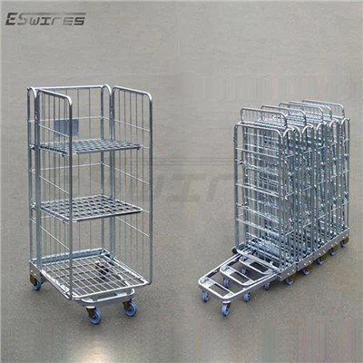 Chariot à cage en maille
