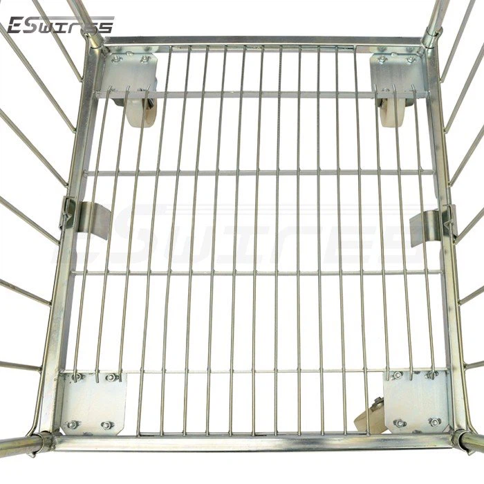 steel laundry cage square base