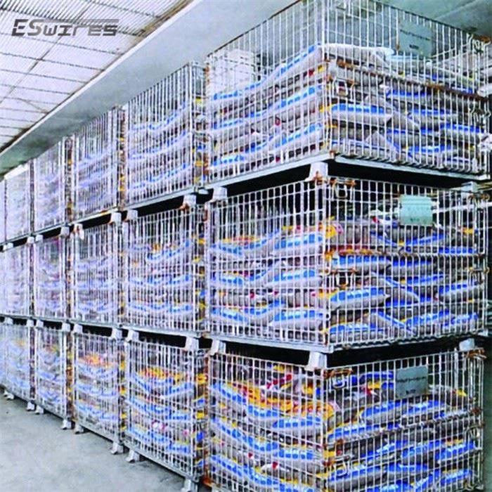 Wire Mesh Container For Warehouse