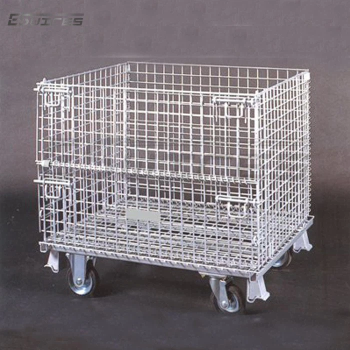 Wire Mesh Container For Warehouse