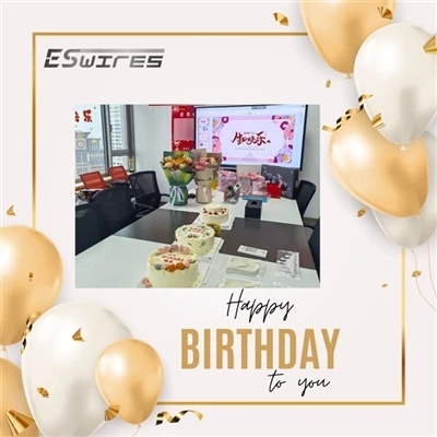 Une joyeuse célébration d'anniversaire de mai dans notre entreprise